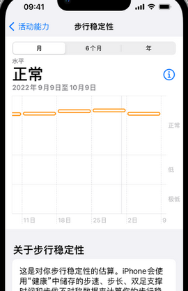 通山iPhone手机维修如何在iPhone开启'步行稳定性通知'