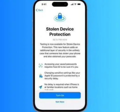 通山苹果授权维修店分享被盗设备保护功能开启方法 