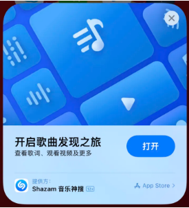 通山苹果14维修站分享iPhone14音乐识别功能使用方法 