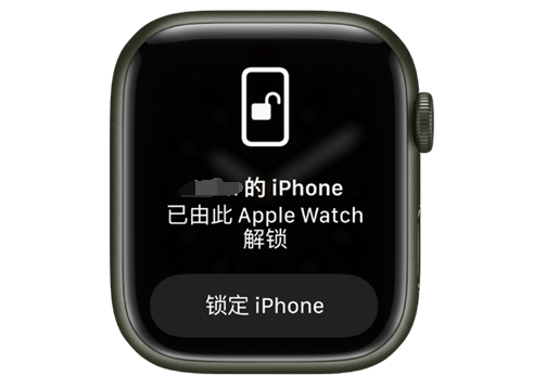 通山苹果手机维修分享用 AppleWatch 解锁配备面容 ID 的 iPhone方法 