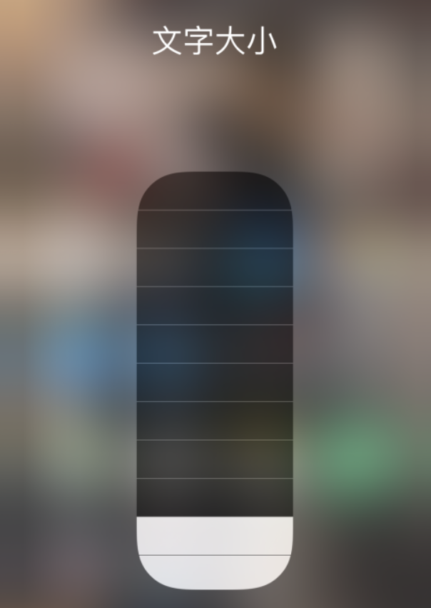 通山苹果手机维修分享小技巧：在 iPhone 控制中心快速调节字体大小 